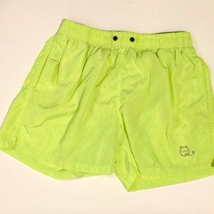 Neon Yellow Swim Shorts